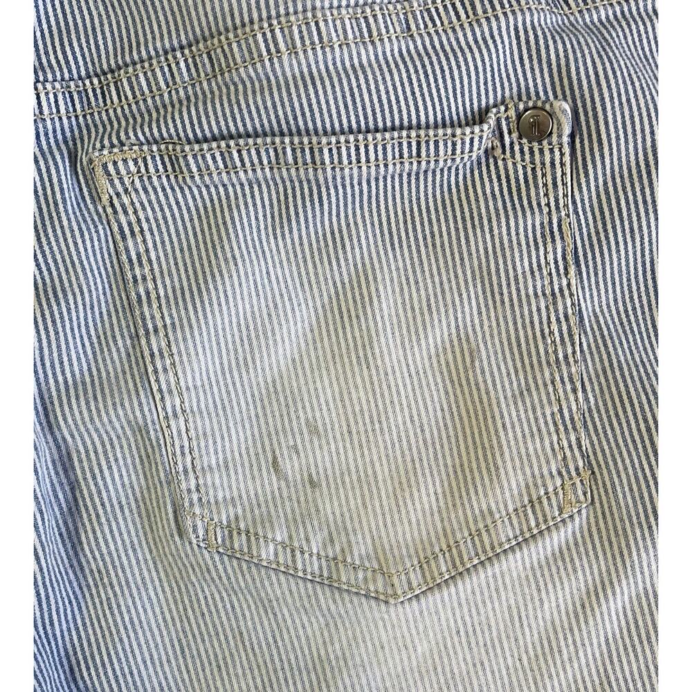 Pilcro and the Letterpress Women’s Blue & White Striped Hyphen Shorts Size 28 - Picture 6 of 11